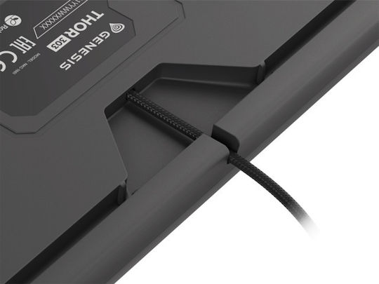 Genesis Thor 303 Gaming Mechanical Keyboard with Outemu Red switches and RGB lighting (English US)