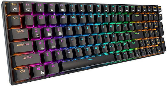 Royal Kludge RK100 Drahtlos Gaming Mechanische Tastatur mit Benutzerdefiniert Braun Schaltern und RGB-Beleuchtung (Englisch US)