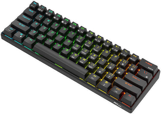 Royal Kludge RK61 Wireless Gaming Mechanical Keyboard 60% with Custom Brown Switches and RGB Lighting English US