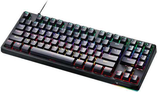 Thunderobot KG3089 Gaming Μηχανικό Πληκτρολόγιο Tenkeyless με Custom Blue διακόπτες και RGB φωτισμό (Αγγλικό US)
