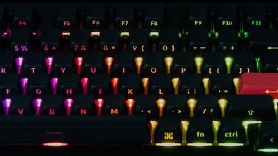 Keychron Q1M-M1 Max Fără fir Gaming Tastatură Mecanică 75% cu Gateron Jupiter Red switch-uri și iluminare RGB (Engleză US)