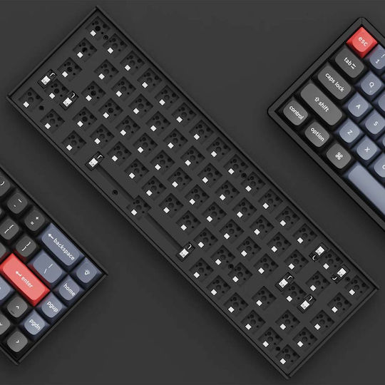 Keychron Pro Qmk Via K6P-J1 Kabelloses Gaming-Technik Tastatur 65% mit Benutzerdefinierten Rot Schaltern und RGB-Beleuchtung (Englisch US)