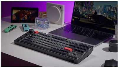 Keychron Lemokey L3 Ασύρματο Gaming Μηχανικό Πληκτρολόγιο με Gateron Red διακόπτες και RGB φωτισμό (Αγγλικό US)