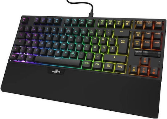 HAMA uRage Exodus 860 Mechanical Gaming Mechanical Keyboard with Custom Red switches and RGB lighting (English US)