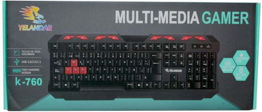 Yelandar Yelandar Κ760 Gaming Keyboard with RGB lighting (English US)