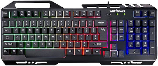 Serioux Tobis 3 σε 1 Gaming Keyboard Set with RGB lighting & Mouse (English US)