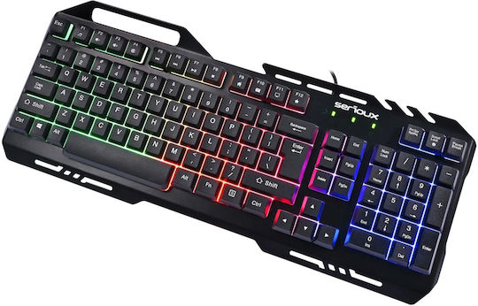 Serioux Tobis 3 σε 1 Gaming Keyboard Set with RGB lighting & Mouse (English US)