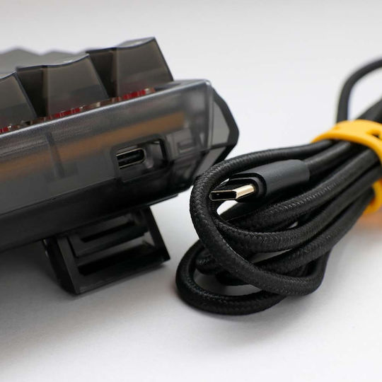 Ducky One 3 Aura Mini Gaming Μηχανικό Πληκτρολόγιο 60% με Kailh MX Jellyfish διακόπτες και RGB φωτισμό (Αγγλικό US)