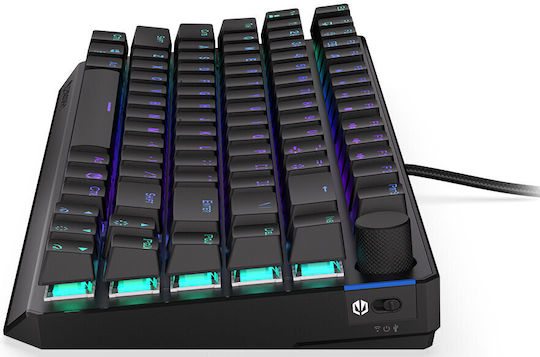 Endorfy Thock Wireless Gaming Mechanical Keyboard 75% with Kailh Box Red switches and RGB lighting (English US)