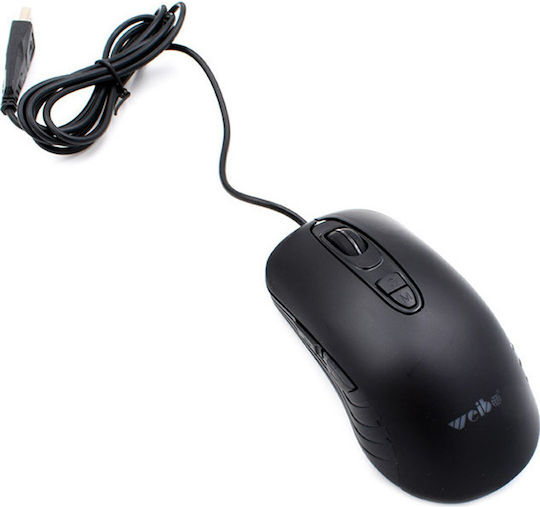 Weibo WB-520 Σετ Gaming Μηχανικό Πληκτρολόγιο με Μεμβράνης διακόπτες και RGB φωτισμό & Ποντίκι (Αγγλικό US)