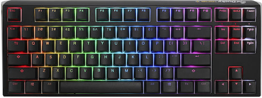 Ducky One 3 Classic TKL Gaming Mechanical Keyboard Tenkeyless with Cherry MX Black switches and RGB lighting (English US)