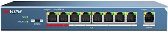 Hikvision DS-3E0109P-E/M(B) Unmanaged L2 PoE+ Switch with 9 Ethernet Ports