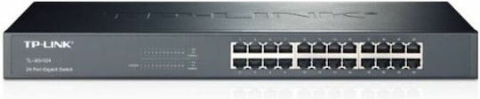 TP-LINK TL-SG1024 v1 Negestionat L2 Switch cu 24 Porturi Gigabit (1Gbps) Ethernet și 24 Porturi SFP