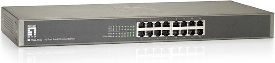 Level One FSW-1650 v6 Unverwaltet L2 Power over Ethernet Switch mit 16 Ports Ethernet