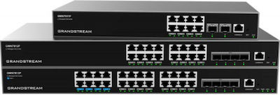 Grandstream GWN7812P Managed L3 Switch with 16 Gigabit (1Gbps) Ethernet Ports and 4 SFP Ports