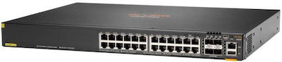 HP Aruba 6200F Managed L2 / L3 PoE+ Switch with 24 Ethernet Ports and 4 SFP Ports