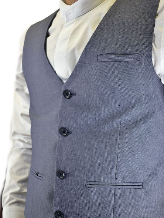 Men's Grey Vest-9970-28