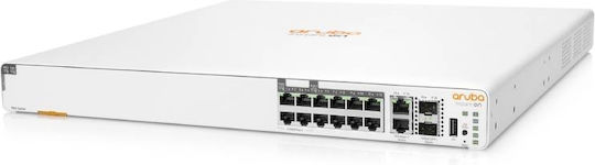HP Instant On 1960 v7 Managed L2 PoE++ Switch με 14 Θύρες Gigabit (1Gbps) Ethernet