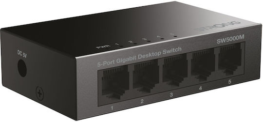 Strong SW 5000M Unverwaltet L2 Switch mit 5 Ports Gigabit (1Gbps) Ethernet