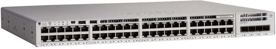 Cisco C9200-48P-E Managed L3 Switch with 48 Gigabit (1Gbps) Ethernet Ports and 4 SFP Ports