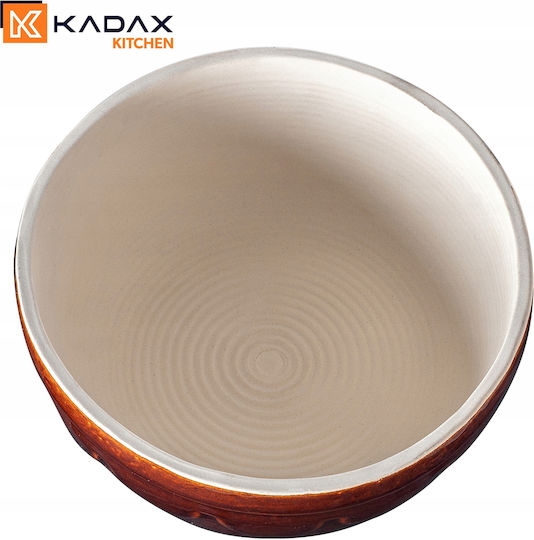 Kadax Salatschüssel Keramik Braun 1Stück