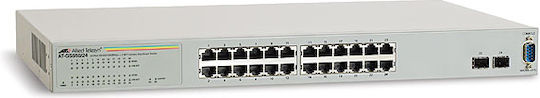 Allied Telesis GS950/28PS V2-50 v1 Managed L2 PoE+ Switch with 24 Gigabit (1Gbps) Ethernet Connections and 4 SFP Connections