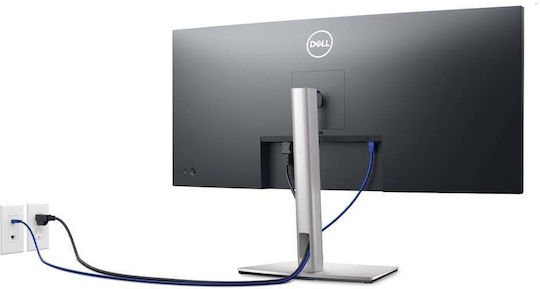 Dell P3424WE Ultrawide IPS Curved Monitor 34" QHD 3440x1440 με Χρόνο Απόκρισης 8ms GTG