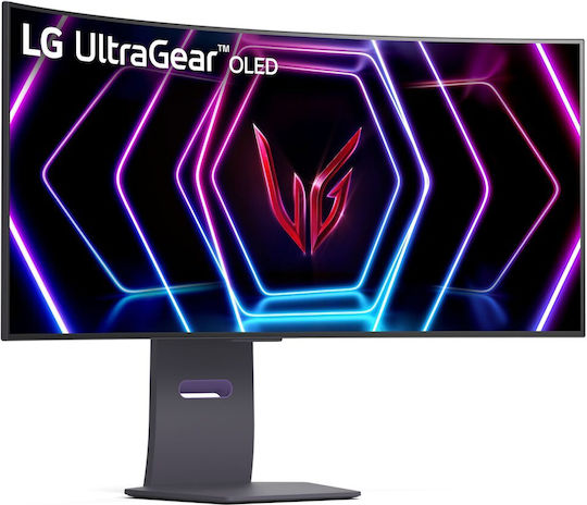 LG 39GS95QE-B Ultrawide OLED HDR Curved Gaming Monitor 39" QHD 3440x1440 240Hz με Χρόνο Απόκρισης 0.03ms GTG