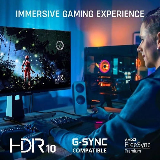 Viewsonic XG272-2K-OLED OLED HDR Spiele-Monitor 27" QHD 2560x1440 240Hz mit Reaktionszeit 0.02ms GTG