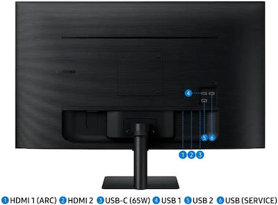 Samsung M70D VA HDR Smart Monitor 32" 4K 3840x2160 με Χρόνο Απόκρισης 4ms GTG