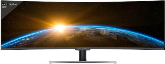 LC-Power LC-M49-DFHD-144-C-Q Ultrawide VA HDR Curved Monitor 49" 3840x1080 144Hz με Χρόνο Απόκρισης 6ms GTG