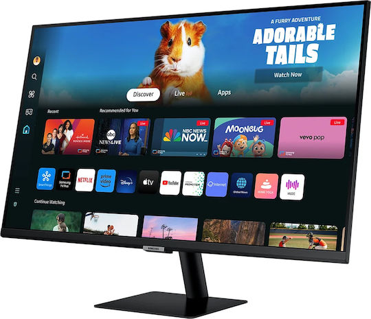 Samsung 27DM500 VA Smart Monitor 27" FHD 1920x1080 με Χρόνο Απόκρισης 4ms GTG