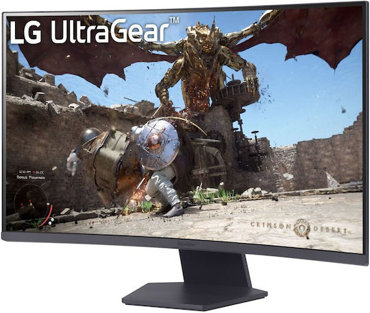 LG UltraGear 32GS60QX-B VA HDR Curved Monitor 31.5" QHD 2560x1440 180Hz with Response Time 1ms GTG