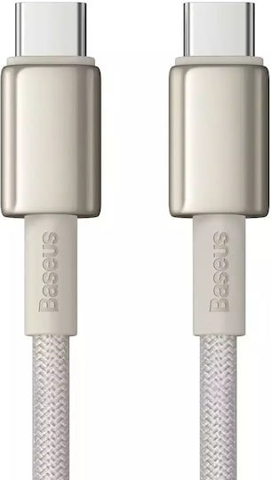 Baseus Tungsten USB 2.0 Kabel USB-C männlich - USB-C 100W PD Gold 1m P10319800G21-00