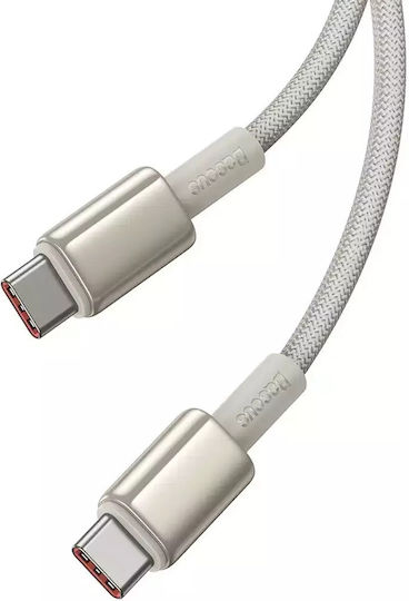 Baseus Tungsten USB 2.0 Kabel USB-C männlich - USB-C 100W PD Gold 1m P10319800G21-00