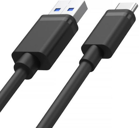 Unitek USB 2.0 Cable USB-C Male - USB-A Black 1m Y-C482BK