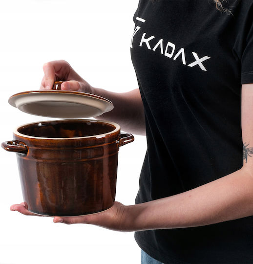 Kadax Oală Rotundă Ceramică 1.5lt 1buc