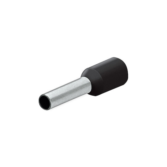 SAS Ακροδέκτες Ακροχιτώνια με Μόνωση 1,5mm² Μαύρο (AK-AK-075 5mm²) σε σετ των 100τμχ