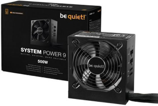Be Quiet System Power 9 CM 500W Black Computer Power Supply Semi Modular 80 Plus Bronze