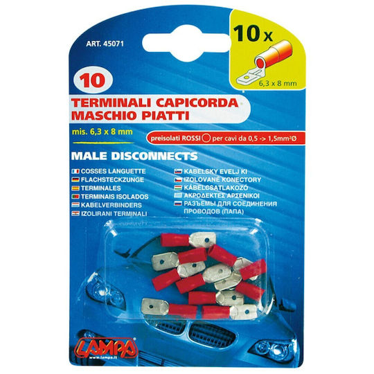 Lampa Κόκκινο (L4507.1) σε σετ των 10τμχ