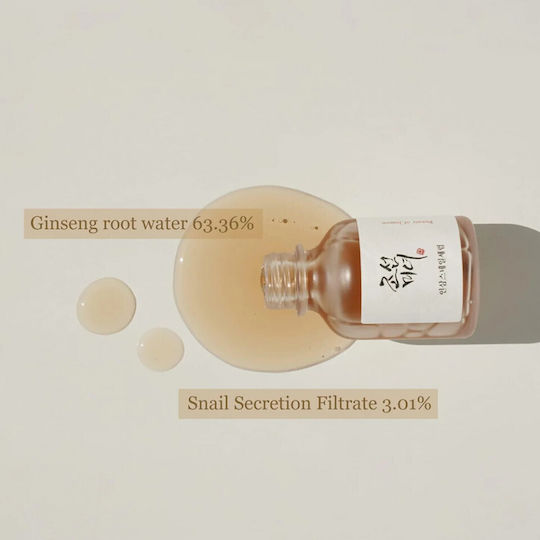 Beauty of Joseon Revive Ginseng + Snail Mucin Moisturizing & Anti-Aging Face Serum with Snail Secretion & Panthenol for Firming & Revitalization 30ml