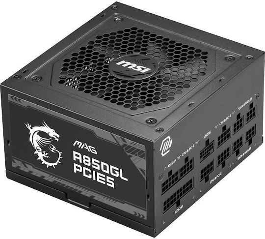 MSI MAG A850GL PCIE5 850W Black Computer Power Supply Full Modular 80 Plus Gold