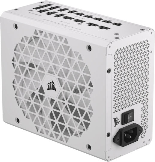 Corsair Shift Series Rm1200x Shift 1200W Бял Компютърно захранване Пълен модул 80 Plus Gold