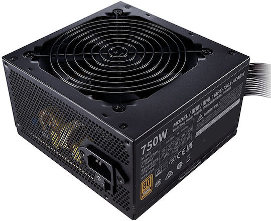 CoolerMaster MWE 750 Bronze rev. 2.0 750W Black Computer Power Supply Full Wired 80 Plus Bronze