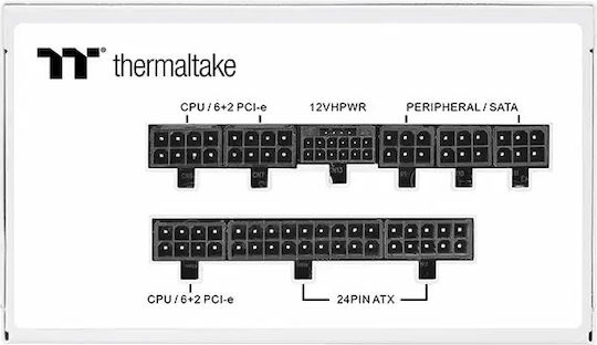Thermaltake Toughpower GF A3 TT Premium Edition Snow 850W White Computer Power Supply Full Modular 80 Plus Gold