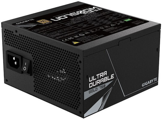 Gigabyte UD750GM rev. 1.0 750W Черен Компютърно захранване Пълен модул 80 Plus Gold