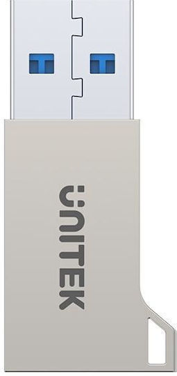 Unitek Converter USB-C / USB-A male to USB-C / USB-A female Silver 1pcs A1034NI