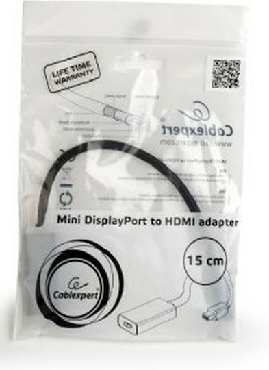 Gembird Converter mini DisplayPort male to HDMI female 1pcs GM-MDP-HDMIF-02