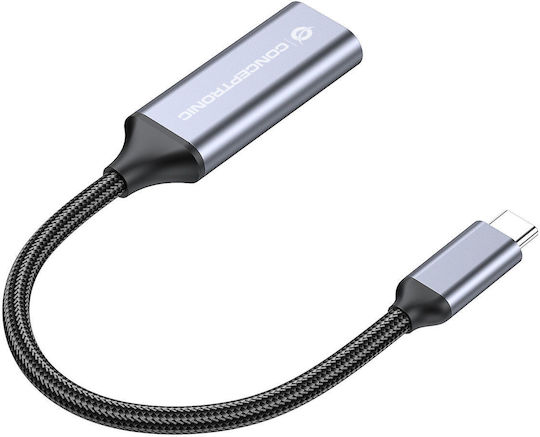 Conceptronic Converter USB-C male to HDMI female Gray 1pcs ABBY09G