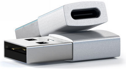 Satechi Μετατροπέας USB-A male σε USB-C male Γκρι 1τμχ ST-TAUCS